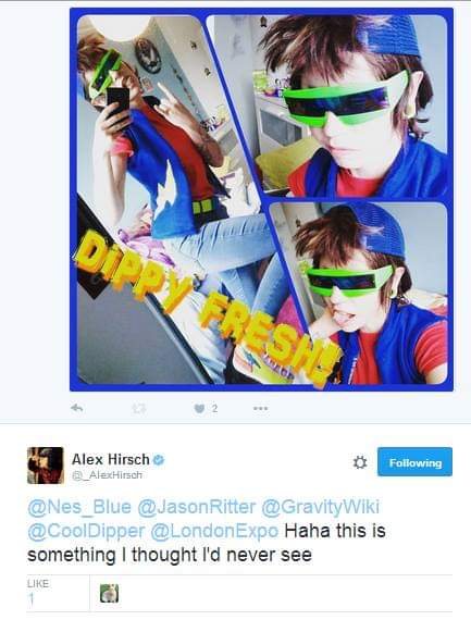 Bunny_Boi_Deku's tweet photo. I should revive my dippy fresh outfit soon I use to live in this during the summer, I haven't worn it in 4 years!!!! Gahh I freaked out so much the day @_AlexHirsch reblogged it
I have a thing for cheesy outrageous styles.
#gravityfalls #dippyfresh #dipperpines https://t.co/WOTSjSMw98