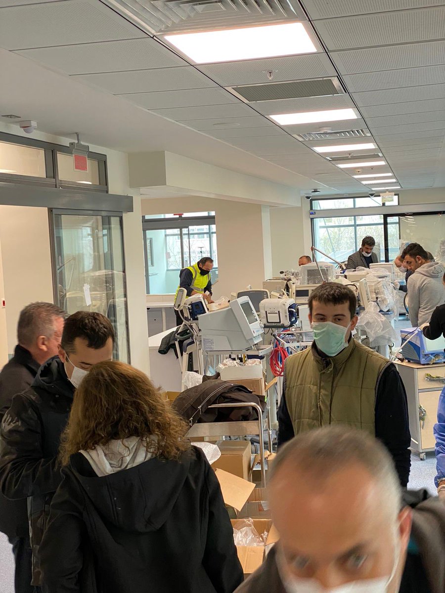 30 Mart 2020 (yarın) Sabah itibarıyla 600 hasta yatağı, 81 yoğun Bakımıyla yeni Okmeydanı Eğitim araştırma Hastanesini Milletimizin Hizmetine açıyoruz. Başta Cumhurbaşkanımız olmak üzere emeği geçen herkese minnettarız 
Allah’ın izni ile Covid19’u #Defedeceğiz...Hiç merak etmeyin