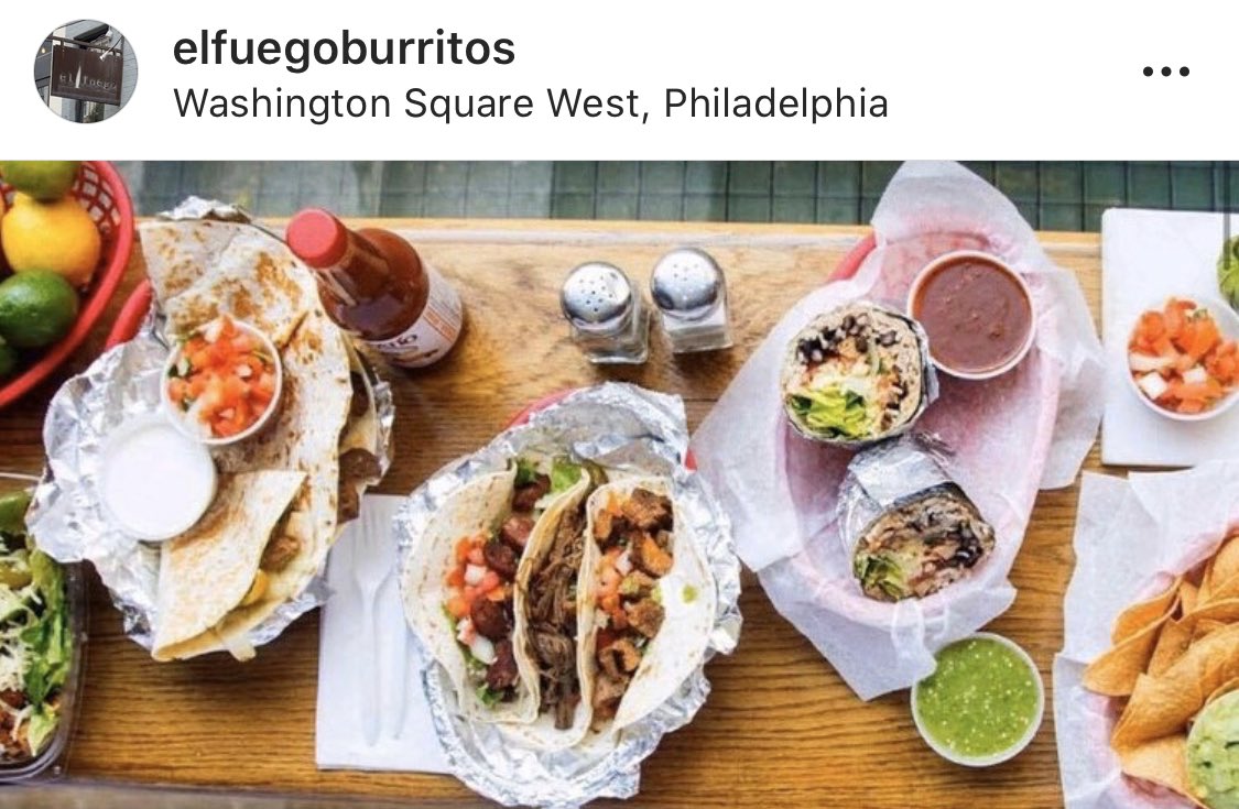 labarra_phila's tweet photo. El Fuego is back! Mon-Fri 11-5pm, and in compliance to PA guidelines, we are streamlining our services:All of our online, Ubereats, and phone in orders will be contactless pick up at El Fuego's  front door, and our local phone in delivery will be your front door drop off only. https://t.co/wBHED457Rb