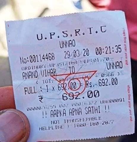 Aslam_Merchantt's tweet photo. Is it true that @UPSRTCHQ is charging immigrant workers stranded in ? #News Channels are showing @myogiadityanath has arranged buses! If its true.. Its inhuman playing politics in this crisis #LackingCompassion #NoMercy  #SAD #CoronaUpdate #RETWEEET @PotholeWarriors @RedboysF https://t.co/EEsNZ3qCCt