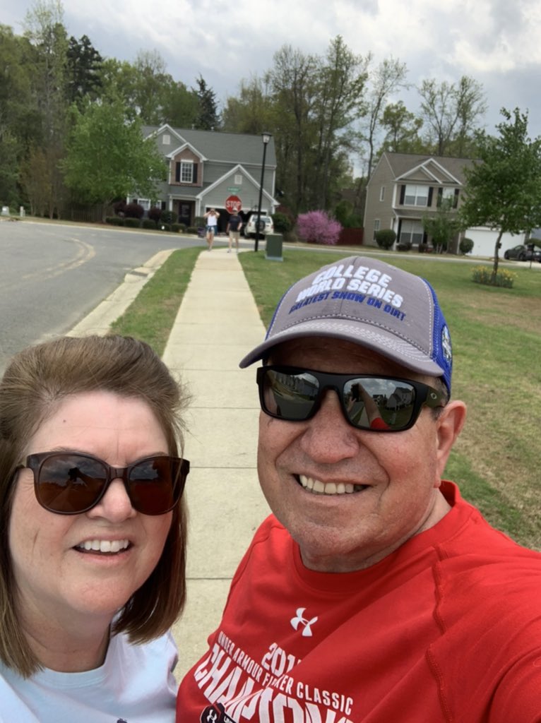 gerosan1's tweet photo. PBC Physical Education Marathon Challenge. Walk, run, or bike 1 mile per day until you complete your Marathon, has made it’s way to the Carolinas! We walked 2 miles today! 
#PBCPERocks #PBCCardioAgainstCorona #HPEatHomeMarathon https://t.co/YlLOPdssQK