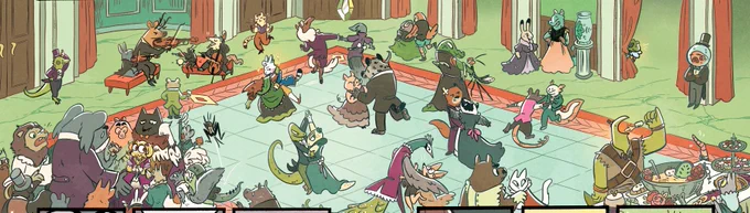 if I had to describe it in two panels...... #dungeoncritters 