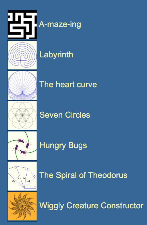 Mr_Wessen's tweet photo. I reckon it's a good time for students to try some of the guided mathematical art activities here https://t.co/0iPSwfO6vF at The Mathenaeum (https://t.co/X4NoEBuMXQ).
Fun, creative, and can do on screen or on paper or both. https://t.co/W8IoMlJnl7