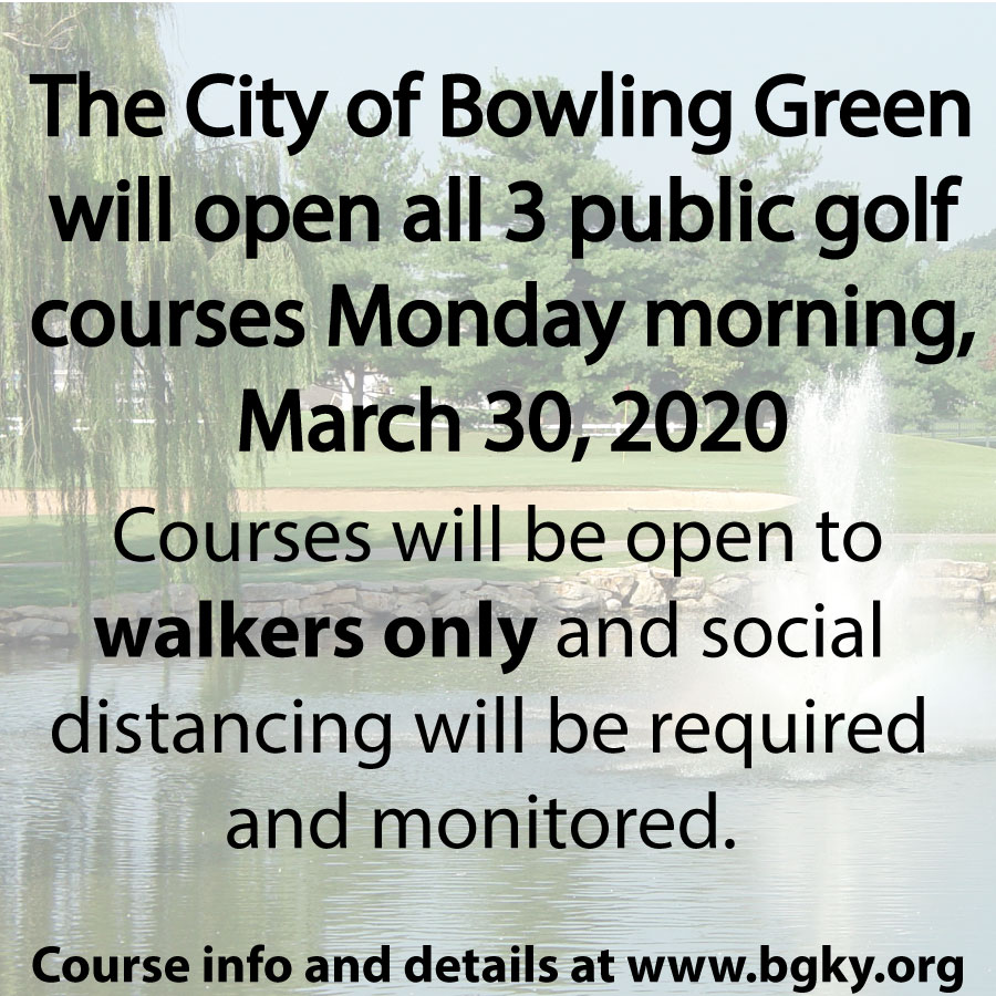 Bowling Green KY on Twitter "The City of Bowling Green will open all 3