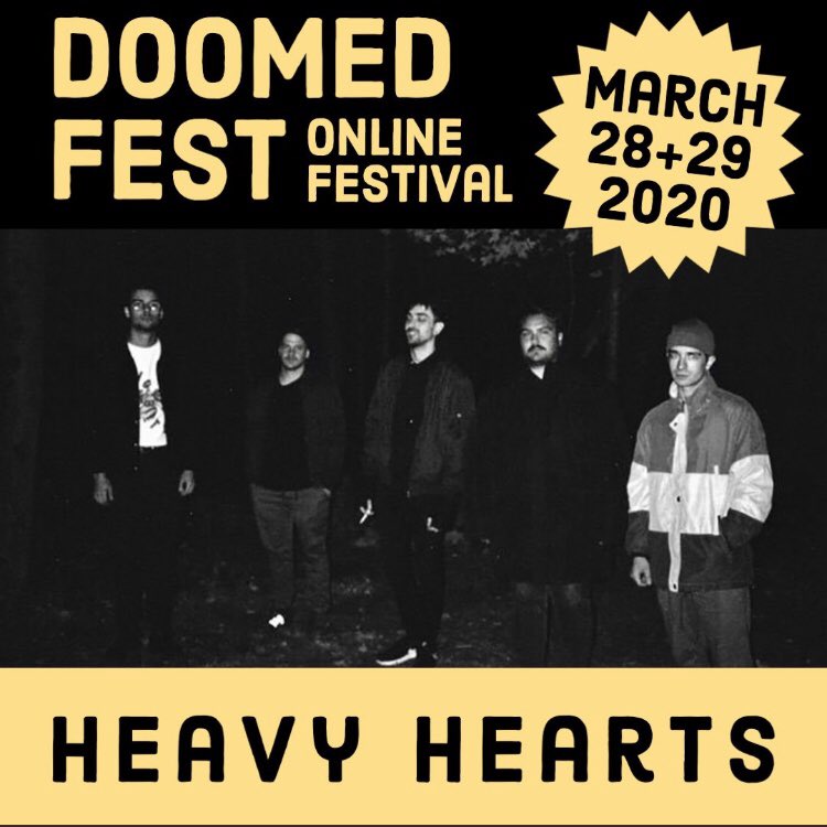 heavyheartsband's tweet photo. Catch our @doomedfest acoustic set tonight at 7:10pm and don’t miss out on all the other amazing artists!

https://t.co/Ncib3RsOHd https://t.co/hKRKubMLIL