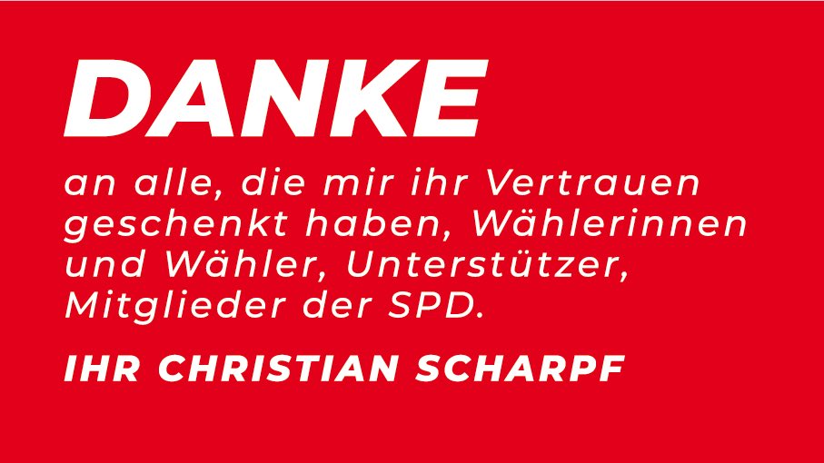 Dr. Christian Scharpf gewinnt die Stichwahl in #Ingolstadt und wird Oberbürgermeister. Wir feiern digital #stayathome und holen die echte Feier nach. Jetzt gilt es Dank zu sagen. <a href="/spdde/">SPD Parteivorstand 🇪🇺</a> #scharpf2020 #kommunalwahl2020 #SPD #Stichwahl