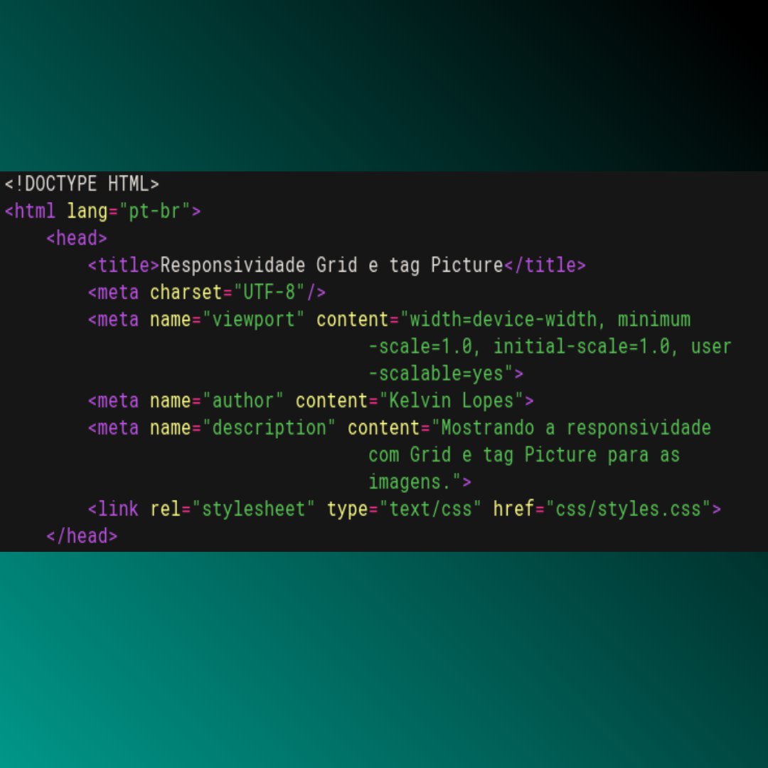 KelvinLopes777's tweet image. Responsividade com Grid e picture tag

#html 
#css
#gridcode
#devs
#devterminal 
#Chromebook 
#Chromeos 
#Chromebooks
#linux