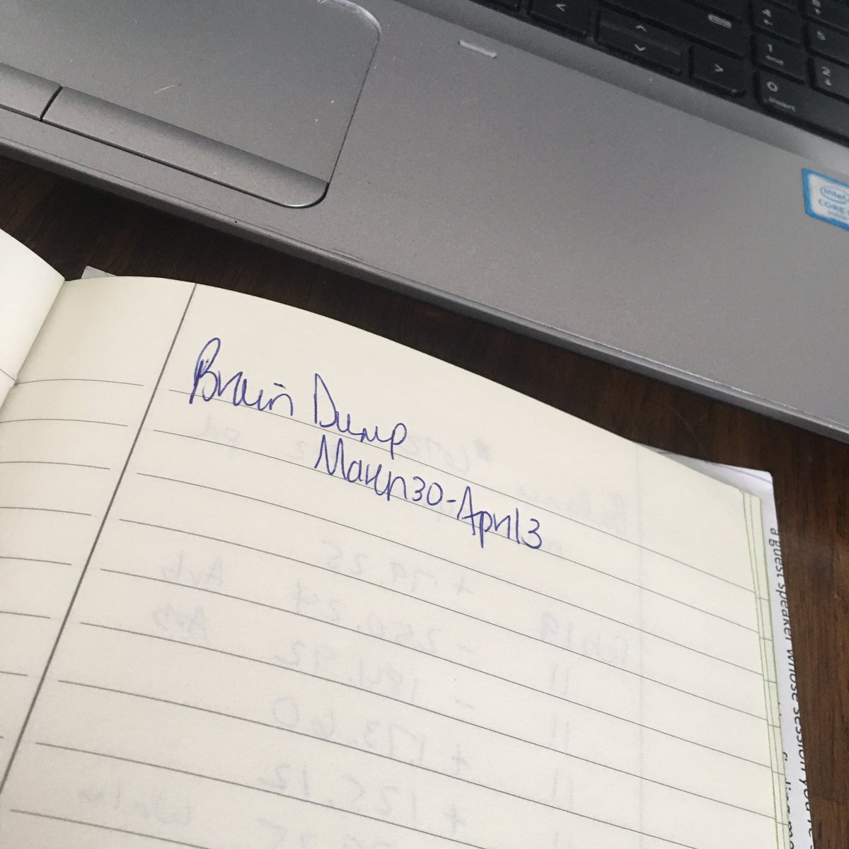 Going into week 3 of #remoteworking &amp; if you are feeling overwhelmed with Monday, here is a tip: take a few minutes in the quiet of your Sunday for a little #braindump to prepare your week.
And pat yourself on the back because you are doing awesome! #joy #findjoy