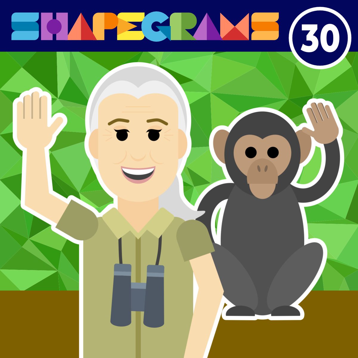 shapegrams's tweet photo. #Shapegrams 30 is here! Can you recreate Jane Goodall? Get Shapegrams 30 at https://t.co/YhXvXvTkZF.
#googleedu #RemoteLearning #distancelearning https://t.co/Fe25jxG4Bs