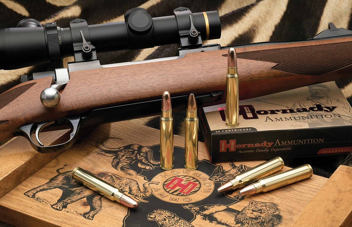 GunDigest's tweet photo. Enough cartridge for use on nearly any game, anywhere, the .375 Ruger is a modern heavyweight: https://t.co/DCkBab34ek https://t.co/pJraESl6ru