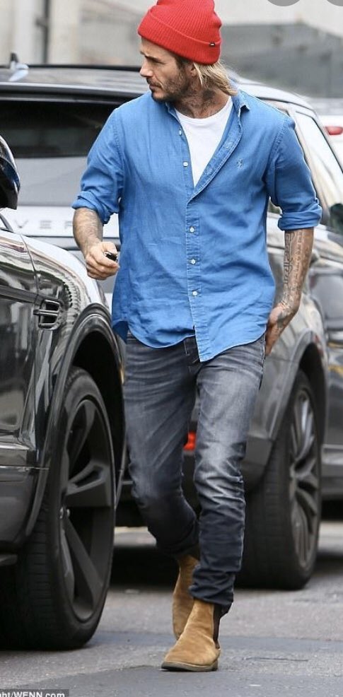 David Beckham Wears on Twitter: "David Beckham wears Saint Laurent Nevada Sigaro Boot https://t.co/cZ5RlNEWnL" / Twitter
