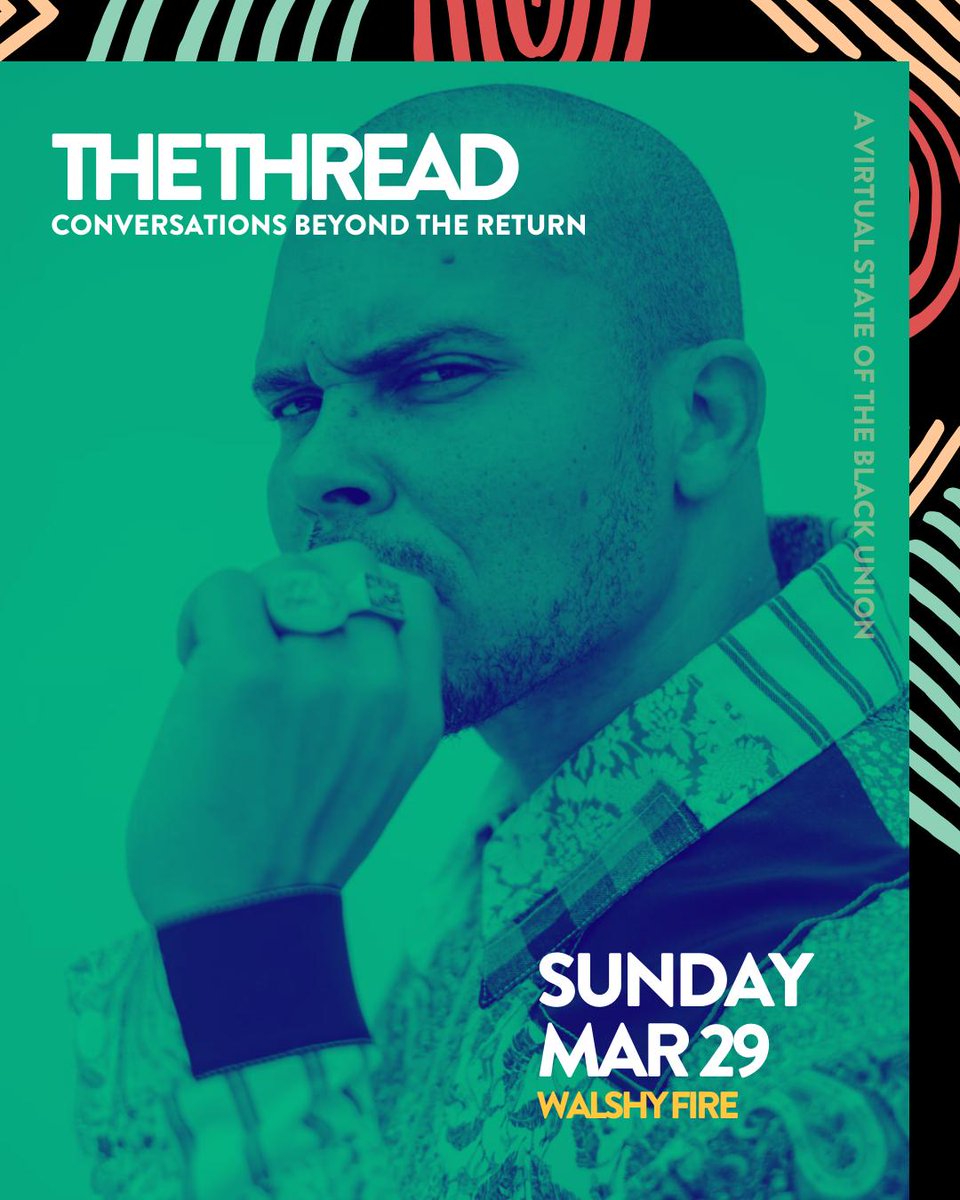 walshyfire's tweet image. Fam! Join me tonight as  I’ll be talking with the bredren @nanakwabena @tumabasa and @tiwaworks at 750PM ET during @tstmkrsafrica’s all day conference #TheThread - Conversations Beyond The Return.  Click the link in my bio to register:  hopin.to/events/the-thr…
