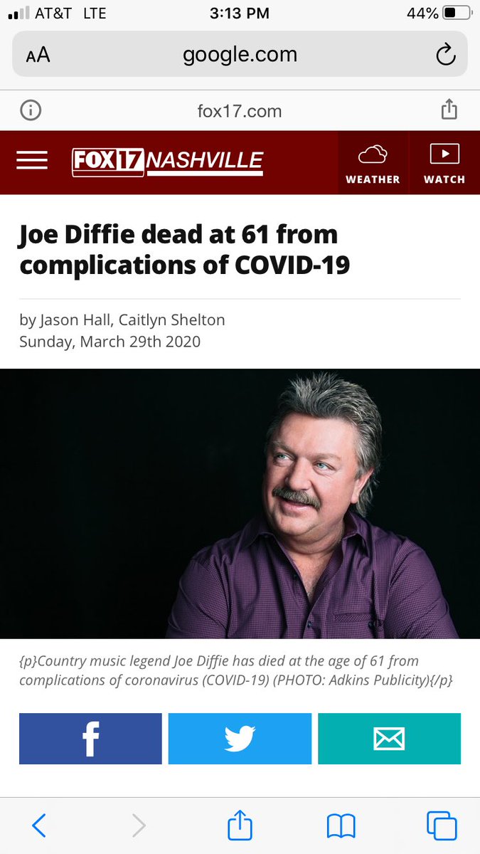 HankStaples's tweet photo. RIP Joe! Nice guy and heck of a singer! https://t.co/0GQy8Tg449