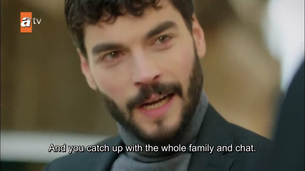 the way he still doesn’t include himself in the family and hazar’s just “that’s your family too”. and this is probably the first time he’s ever felt what a true family is like I NEED SEVERAL MINUTES TO RECOVER  #Hercai