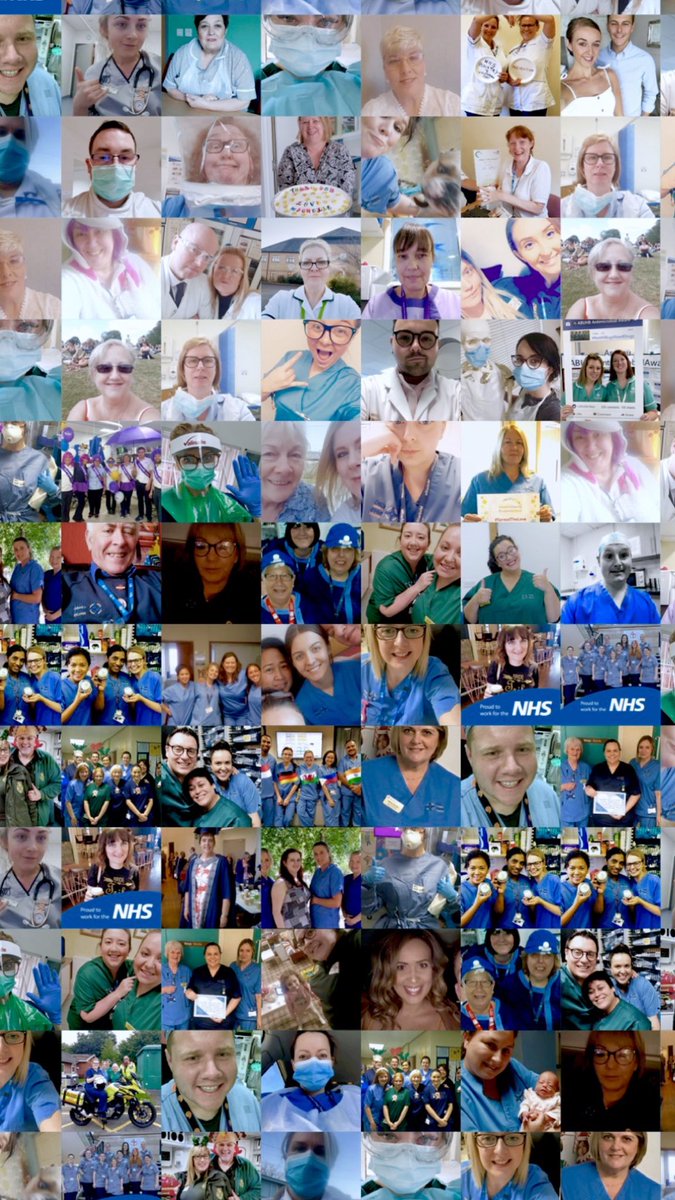 NathanWyburnArt's tweet photo. 💙 My tribute to our @NHSuk 💙
A few days ago I asked for NHS workers to send me photos of them. The response was overwhelming with over 200 photos sent in. For your hard work, courage &amp; heart. It’s emotional to me as this collage contains many of my best friends 💙 https://t.co/i6WzefhQ5j
