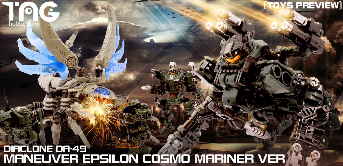 taghobby's tweet photo. [試玩報告] #DIACLONE DA-49 Maneuver Epsilon Cosmo Mariner Ver
https://t.co/4T6m6Xx7C8
#DA49 #TAKARATOMY #ダイアクロン #マニューバイプシロンタイプ #宇宙海兵隊 https://t.co/dPNU72I5Me