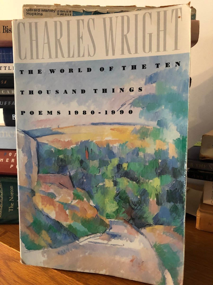 msf92165's tweet photo. "Late March, spring's loop in deep regress...a dark language/of strokes and ideograms/That spells out a different story than we are used to..." #CharlesWright #MasterPoet #TheWorldOfTheTenThousandThings https://t.co/KSOBiHB7iL