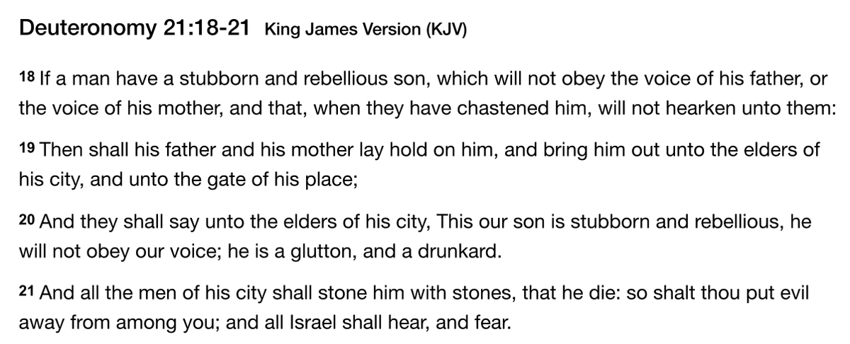Dan Graur On Twitter Hypocrite Marcorubio Aka Littlemarco Tweets Daily Bible Verses I Decided To Follow His Lead And Show How Disgusting This Book Really Is If Your Children Give You Trouble