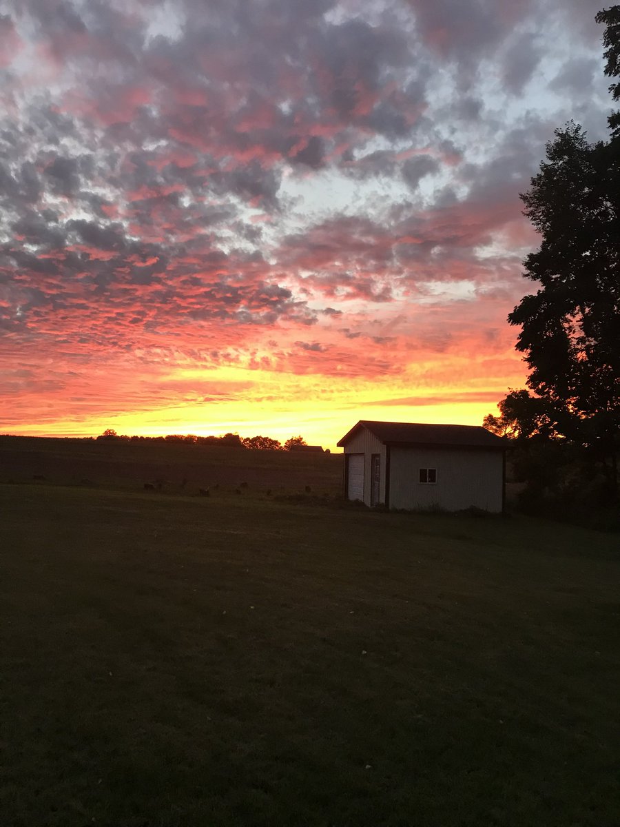 @PureMichigan @NeilWeaverPhoto @mackinacisle @UPTravel Country sunset September 2018- Charlotte, MI #SunsetSunday