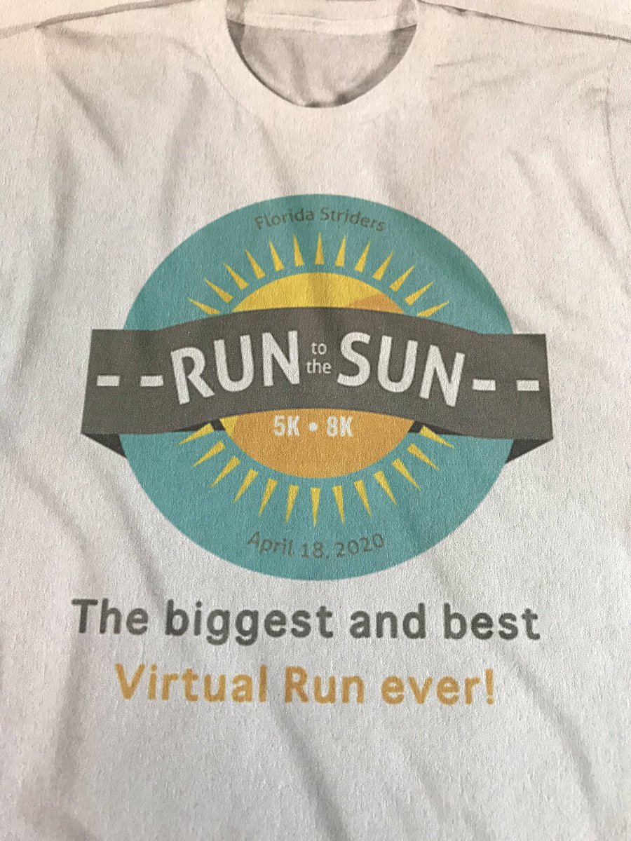 FloridaStriders's tweet image. Check out the bling! Sign up today for the RTTS Virtual Run. Feel good about yourself and give back to your community 👍. Register at thedriven.net/event.race_reg… 😎