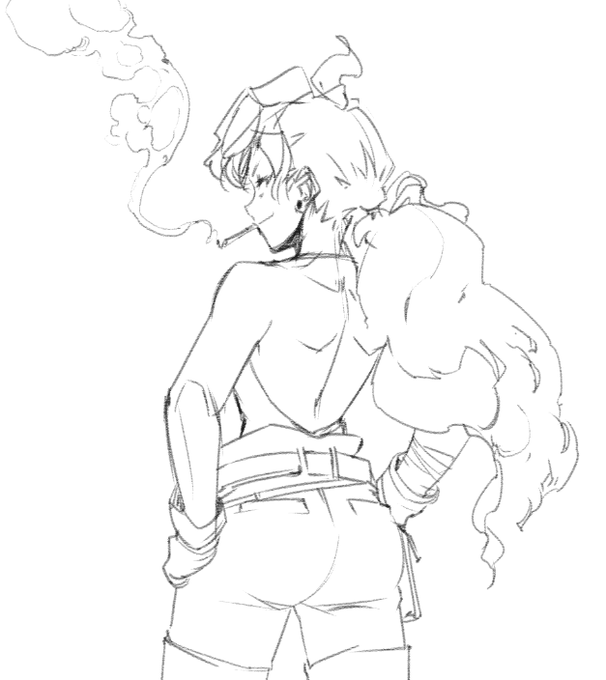 Was digging through some random named PSD files and found some old sketches of #SpaceMaria things haha 