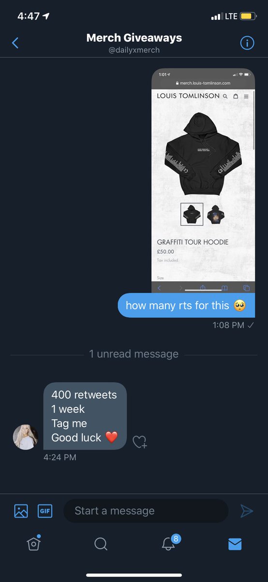 guys this is an amzing opportunity and it would mean the world to me if you helped me out and retweeted 🥺 big thanks to @dailyxmerch this is so kind!!