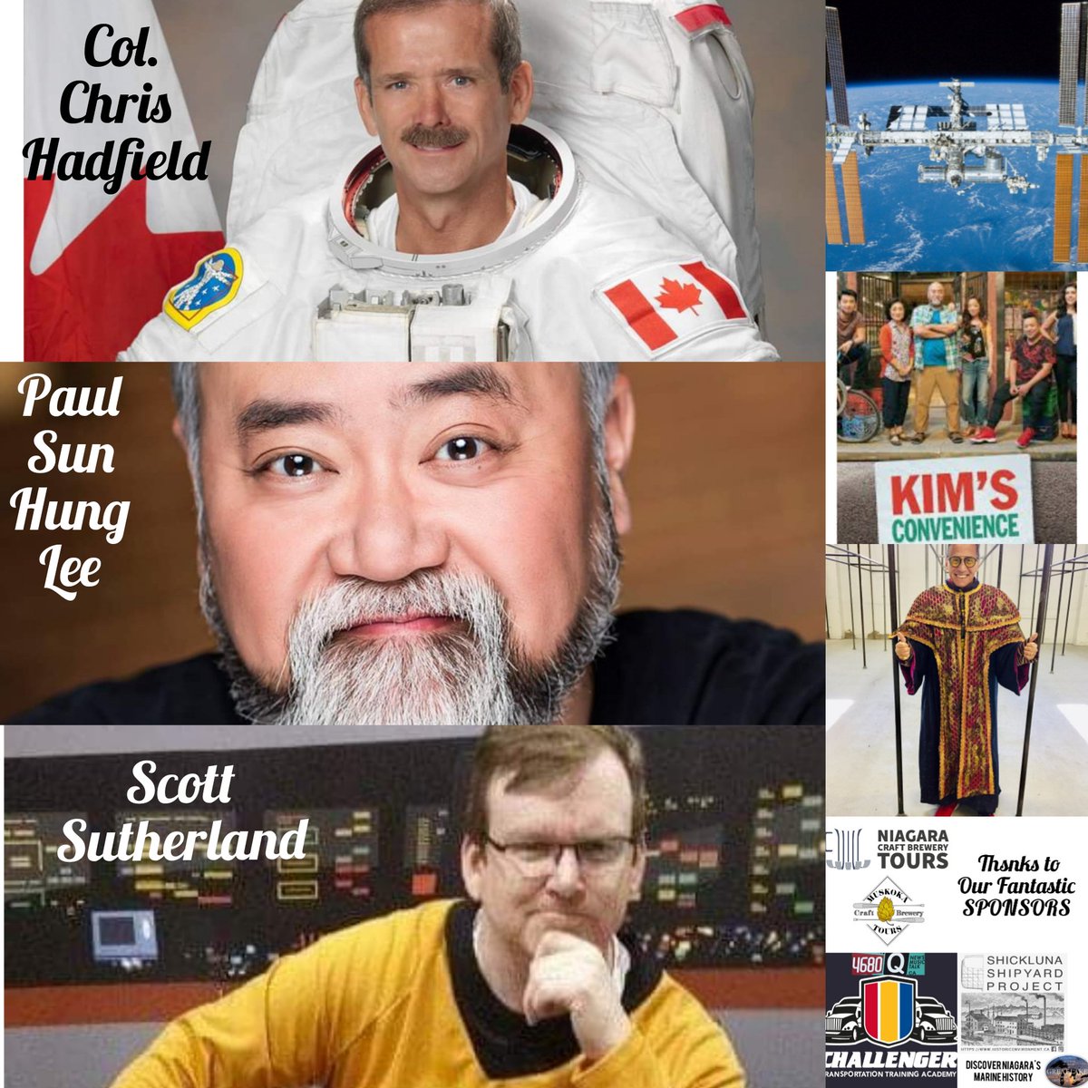 stick2thestory's tweet photo. Episode 47 with Co Host @ScottWx_TWN @weathernetwork
Thanks to Fantastic guests @bitterasiandude
From @KimsConvenience and suprise guest @IMTVSSUPERHIPPY
Then @Cmdr_Hadfield
Gives us a Spectacular Interview! #NASA #Radio #okseeyou
Listen Worldwide https://t.co/ny70vcFYTa https://t.co/X85v6si2bp