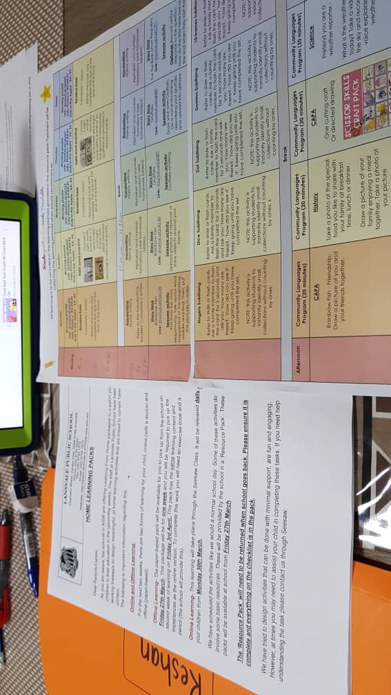 I am working from home and am running a Microsoft Team virtual Period 1 class. My 4yo has also been given such an amazing structure to follow. Teachers, all over the world, have inspired me. We got this!!!