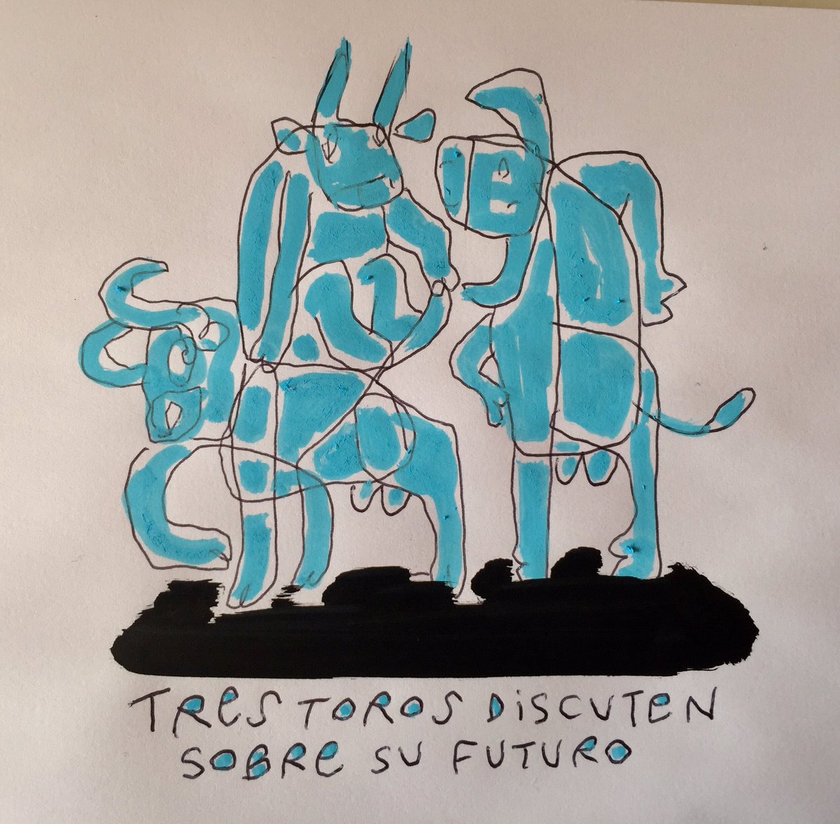 MikelUrmeneta's tweet photo. Tres Toros discuten sobre su Futuro. @KatukiSaguyaki @ramirocura https://t.co/daHi5DzqPY