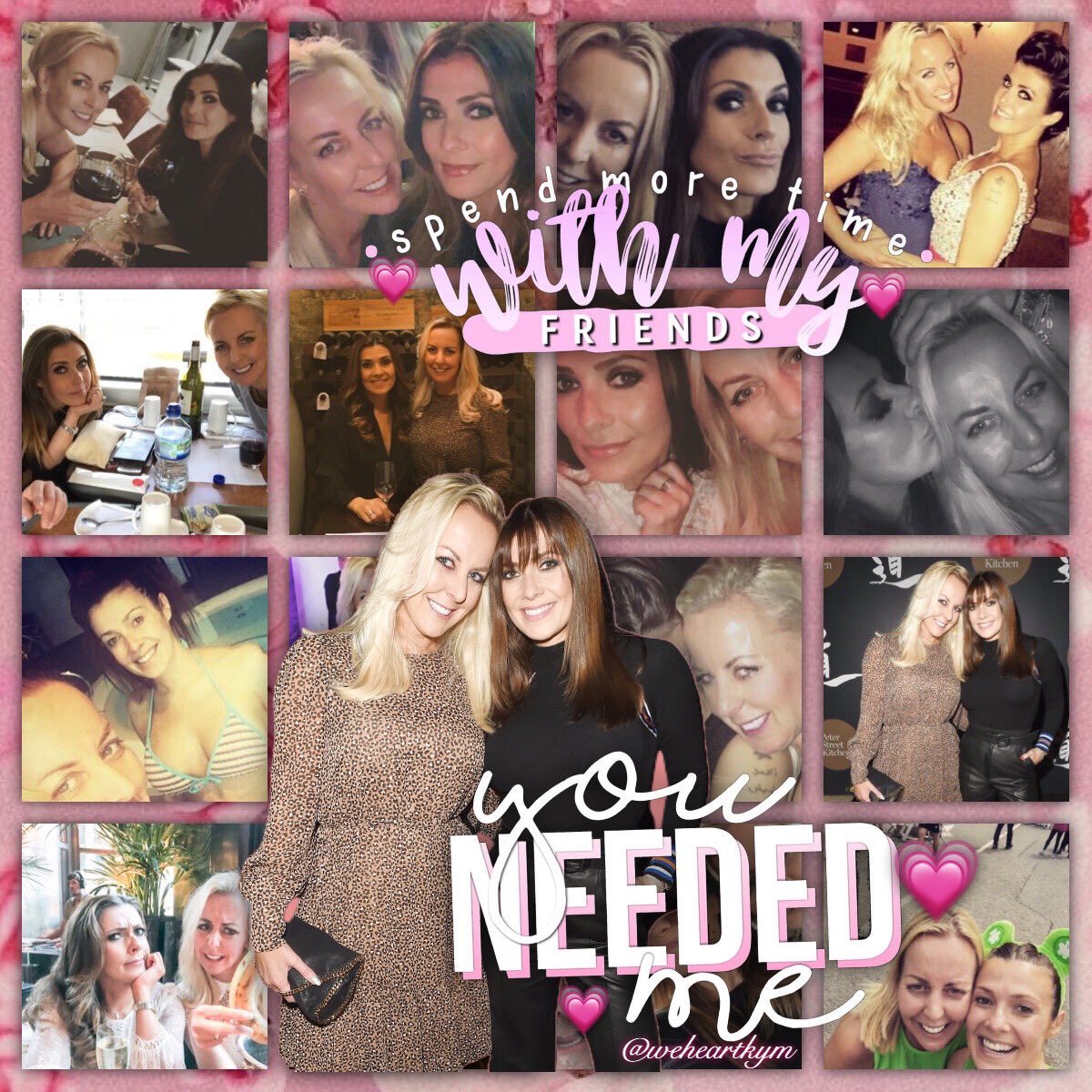 “ It’s not that diamonds are a girls best friends, but it’s your best friend who are your diamonds”. 👯‍♀️💎💗 
Anything is possible when you have the right people there supporting you.💗 Kym’s and Lesley’s friendship is honestly so beautiful.💗Xx <a href="/msm4rsh/">Kym Marsh</a> <a href="/LesleyAitken/">LesleyAitken</a>