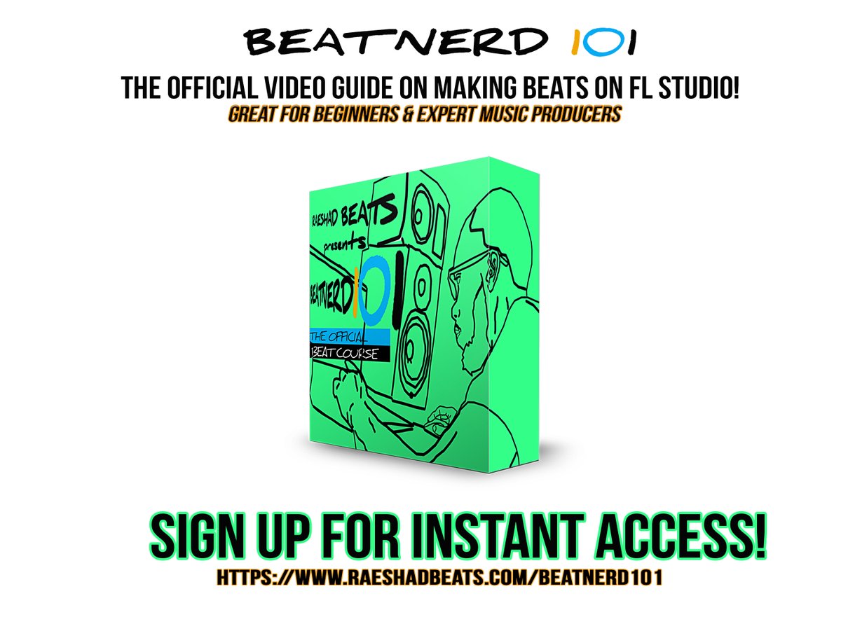beatnerd101's tweet image. #BeatNerd101 Available Now! To all my #FLStudio Producers Tap in! #FLStudiotutorials