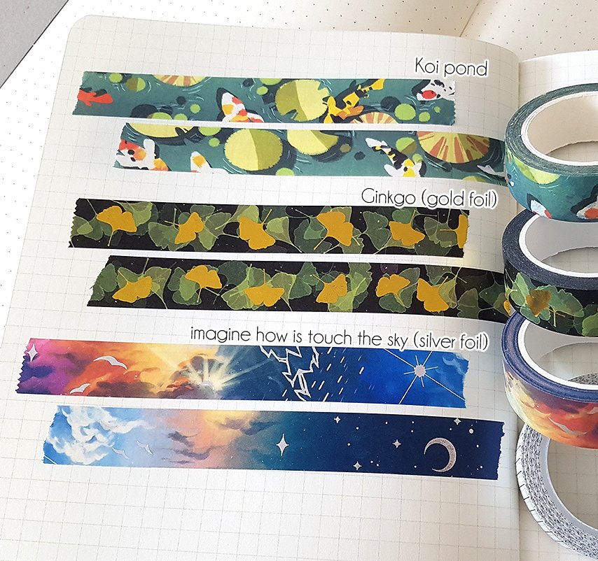 hawberries_'s tweet photo. [GIVEAWAY]

this week's giveaway is washi tape! these are all my current designs, including some new/exclusive ones ;v;

• RT to enter
• 1 winner gets to pick any 5
• 2 winners get to pick 2 each
• ends 6pm sunday 5/april, sydney time (AEDT)
• ships worldwide! https://t.co/hTQLr3L3fg