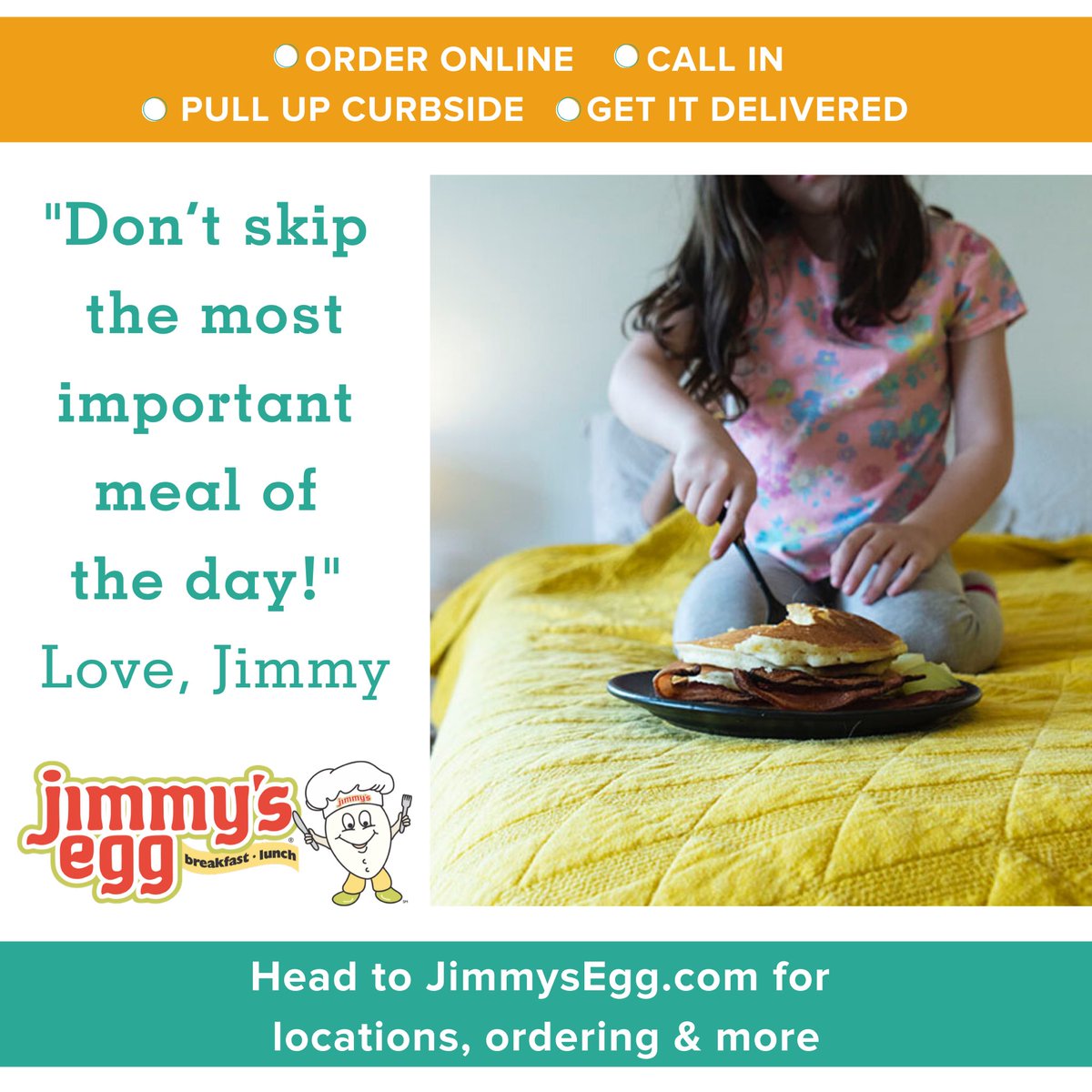 How many new home school teachers do we have out there? 🙋‍♀️

Don't stress about breakfast, we've got this! Order online, call it in, or get it delivered!

We're here for you. 🥚❤️