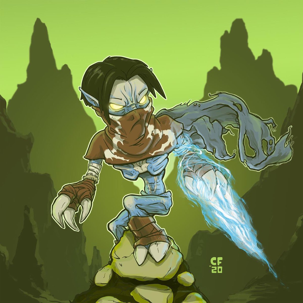 ChrisFillhart's tweet photo. Where my 90s gamers at? Don’t tell me you forgot about Raziel. #legacyofkain #soulreaver #obscuregaming https://t.co/NACgPCPHZq