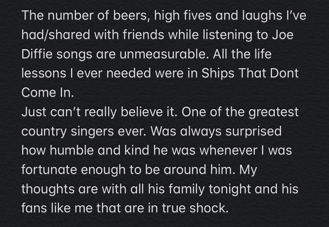DierksBentley's tweet photo. All the life lessons I ever needed were in Ships That Dont Come In. https://t.co/MWYWE6qSED
