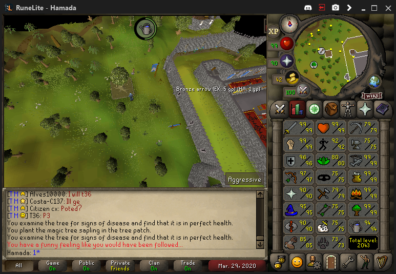 OsrsHamada's tweet photo. 2 days 2 Farming pets B2b is this for real ? @FOHClan https://t.co/AWjpBvAQVQ