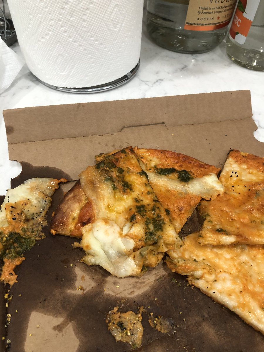 LizJaz's tweet photo. @DoorDash fail... This is the way my pizza was delivered… Still ended up paying $10 after talking to customer service so much for help https://t.co/kihBpTQdxG