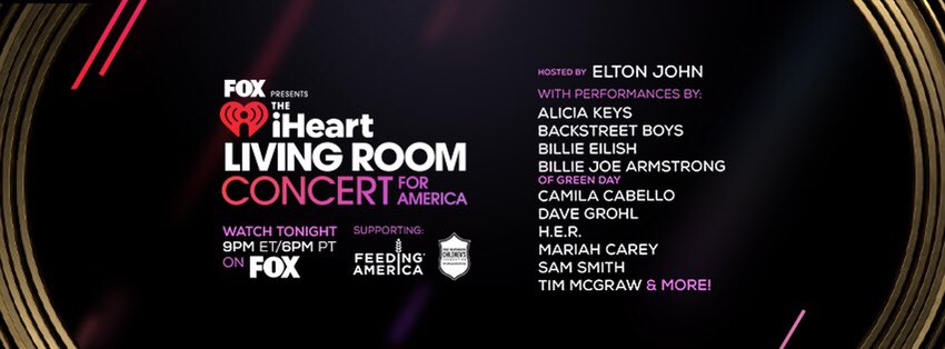 lisaontheradio's tweet photo. Looking forward to #iHeartConcertonFOX tonight at 9! Love that #EltonJohn is hosting & #DaveGrohl is always amazing! #livemusic #concertsrule @Big1003 #classicrock https://t.co/3gzRVYkU9e