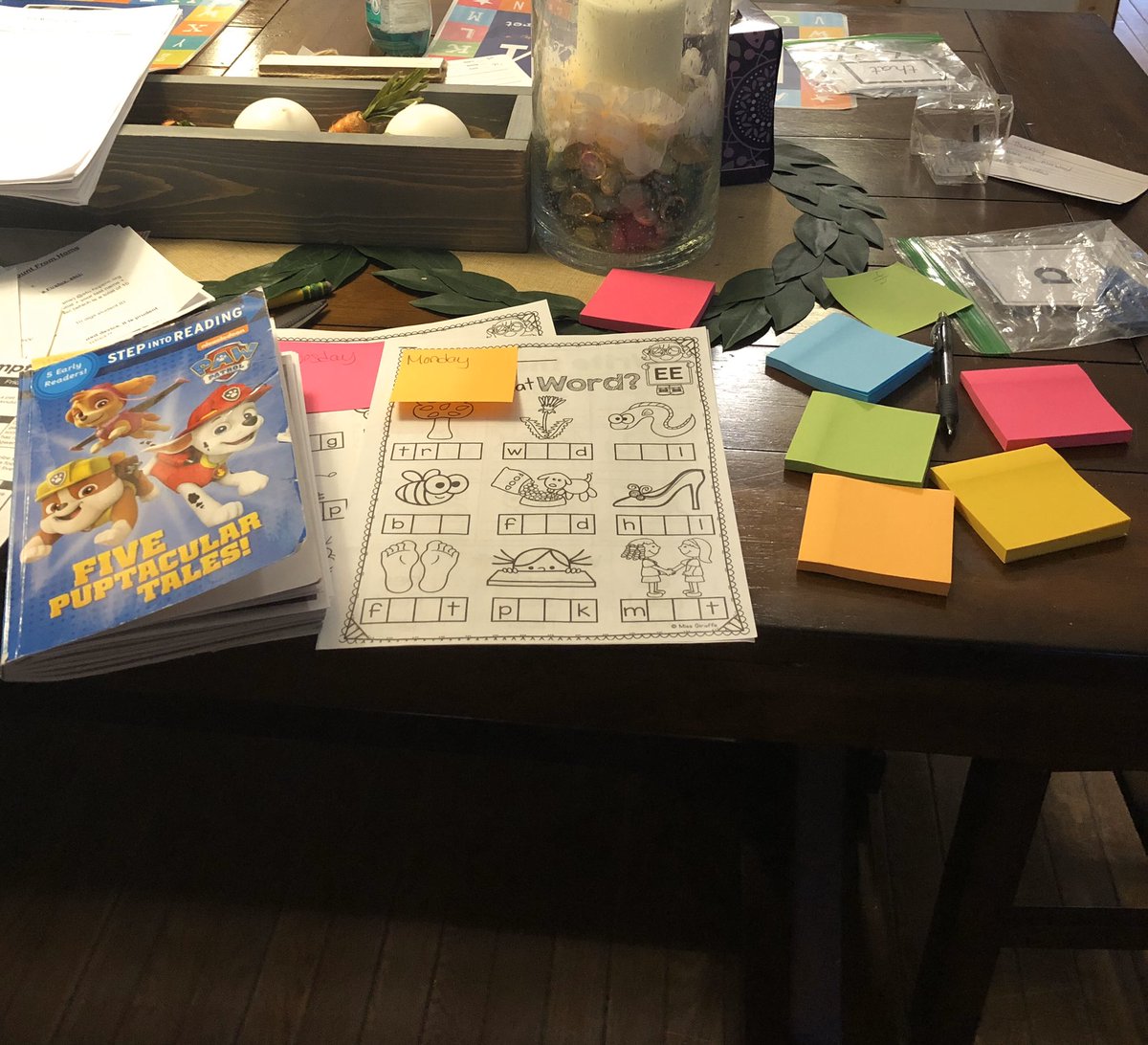 fitzwhit's tweet photo. Nothing like a good color code to get ready for week 2 of learn from home. https://t.co/e7cKJTigoh