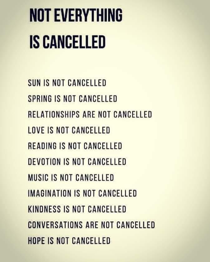 DisruptEdToday's tweet photo. Not everything is cancelled! https://t.co/364AKaS2lm