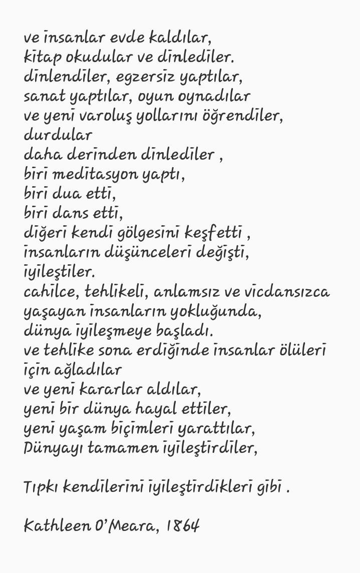 156 yıl önce yazılan,bugünü anlatan şiir