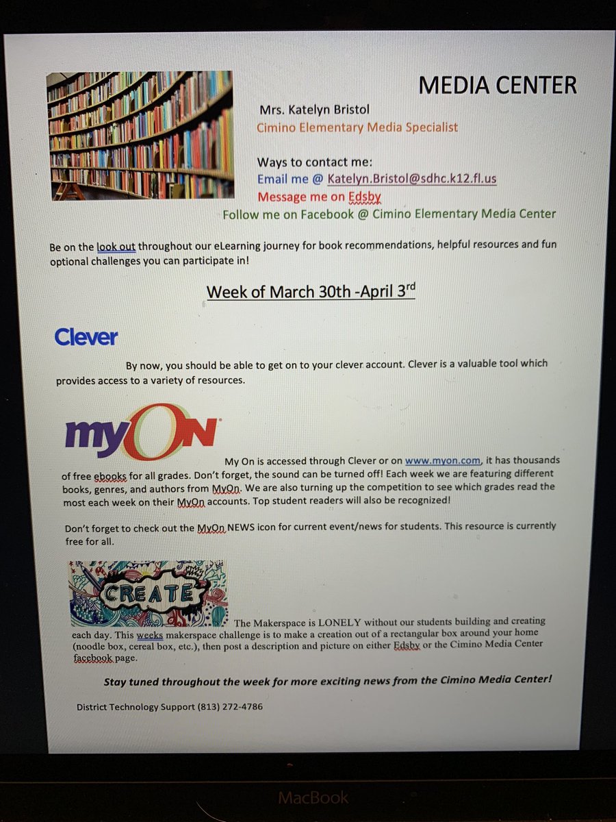 Cimino Elementary Hcpscimino Twitter