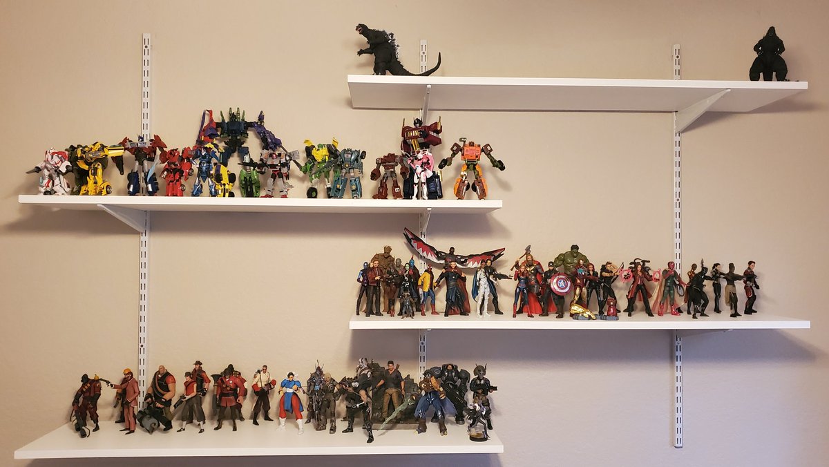 action figure wall shelf