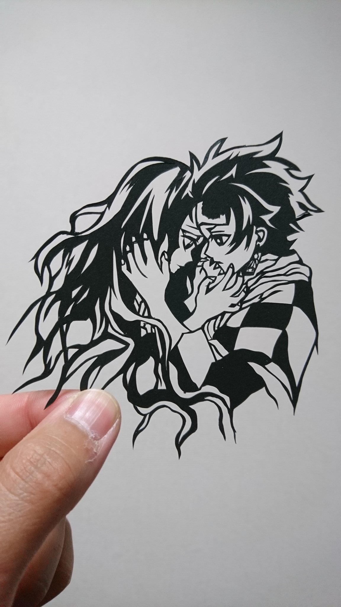 ふるふる 切り絵道場師範 切り絵 鬼滅の刃 切り絵 鬼滅の刃 竈門炭治郎 竈門禰豆子 ふるふる 切り絵道場師範 切り絵 鬼滅の刃 切り絵 鬼滅の刃 竈門炭治郎 竈門禰豆子