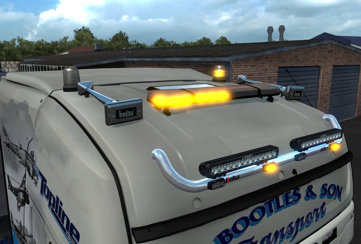ABSTransport's tweet photo. #BigT is starting to look show ready. All the little touches are coming together nicely. #TeamABS #ABSTransport #VirtualTrucking #Scania #T730 @ScaniaGroup @ScaniaUK @SCSsoftware @ProModsETS2 #ETS2 #EuroTruckSimulator2 https://t.co/yRvRBnTfaC