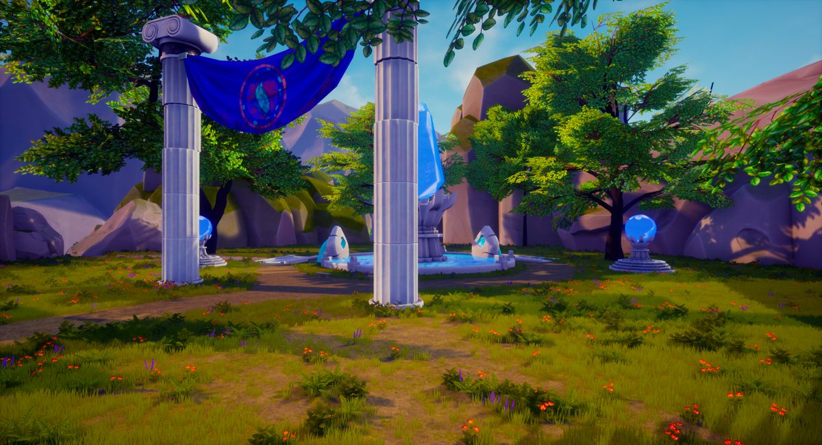 Nareice's tweet photo. It was fun messing in this new area. Somewhere the "Hope Crystal" will sit and a pretty vital part of the story. A few puzzles on the way and platforming too! #indiedev #ur4 https://t.co/ZWNbiPj1Ro
