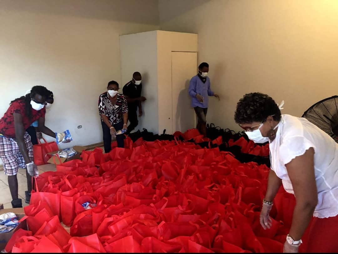 None of us can do everything but all of us can do something. 
Yesterday our team spent hours (at a distance, regularly sanitized and in our masks) preparing survival packages for our elderly residents in South East Clarendon