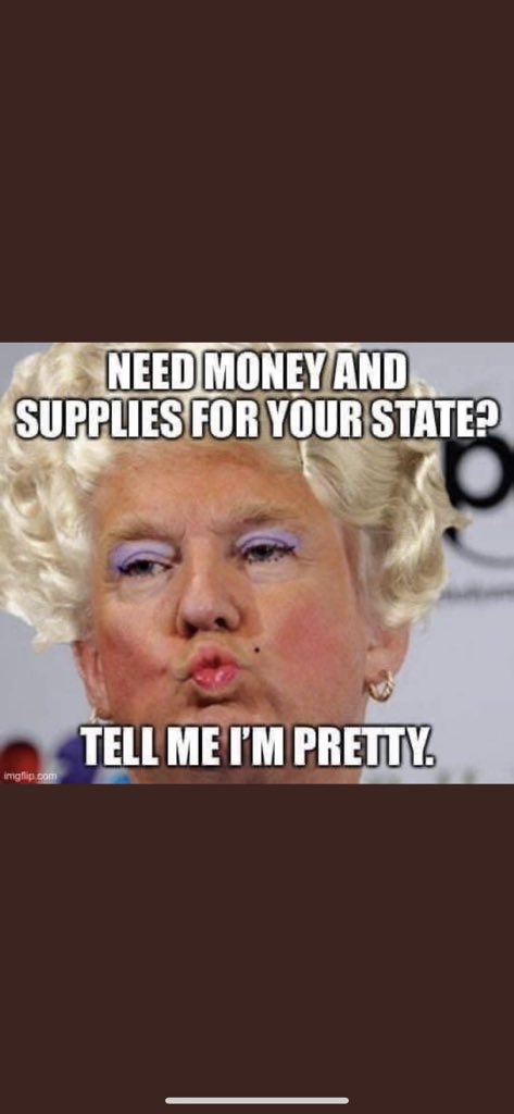 uw_dawgman's tweet image. Saw this and had to steal. As a resident of Washington I will not tell him he is pretty. Ever! #TrumpIsTheWORSTPresidentEVER #TrumpIsAnIdiot #TrumpIsTheVirus