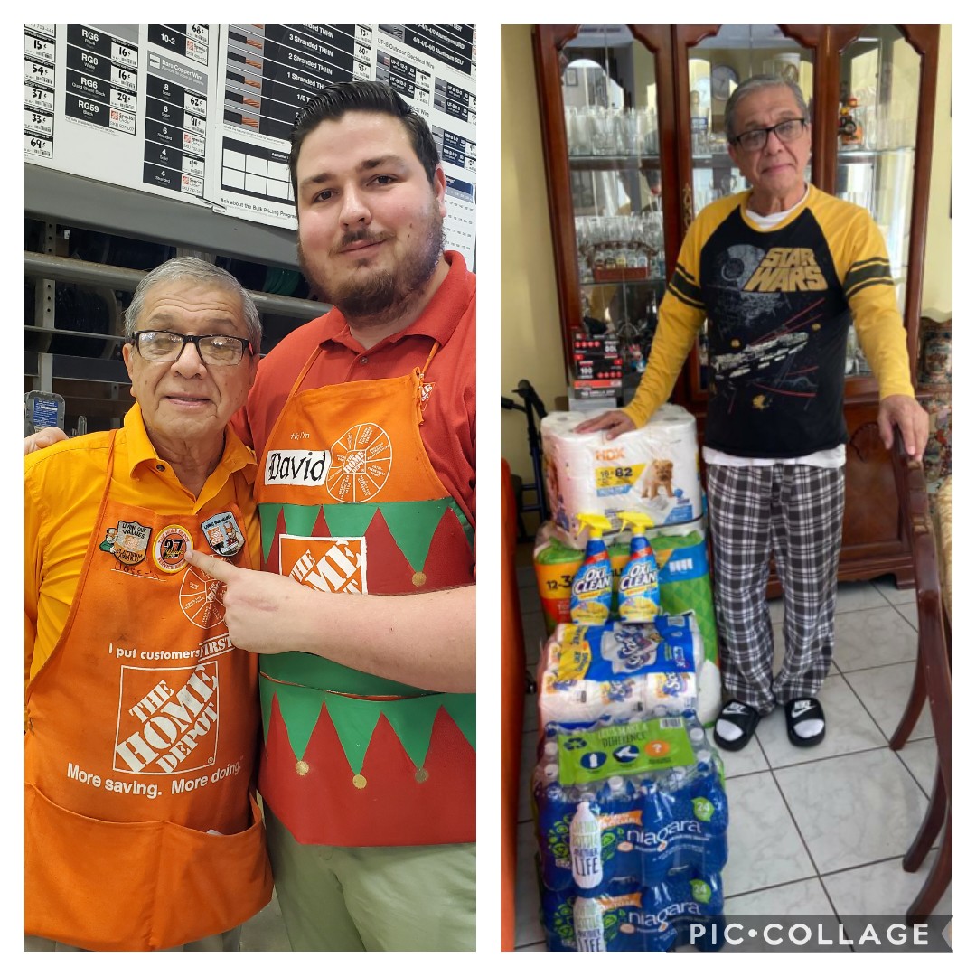 Today I recieved a call from Jose who is self quarantining due to his age and was in need of supplies. I made a special delivery to ensure he did not have to leave his house!! #TakingCareofOurPeople #ThankYouRetailWorkers #Flagler6343