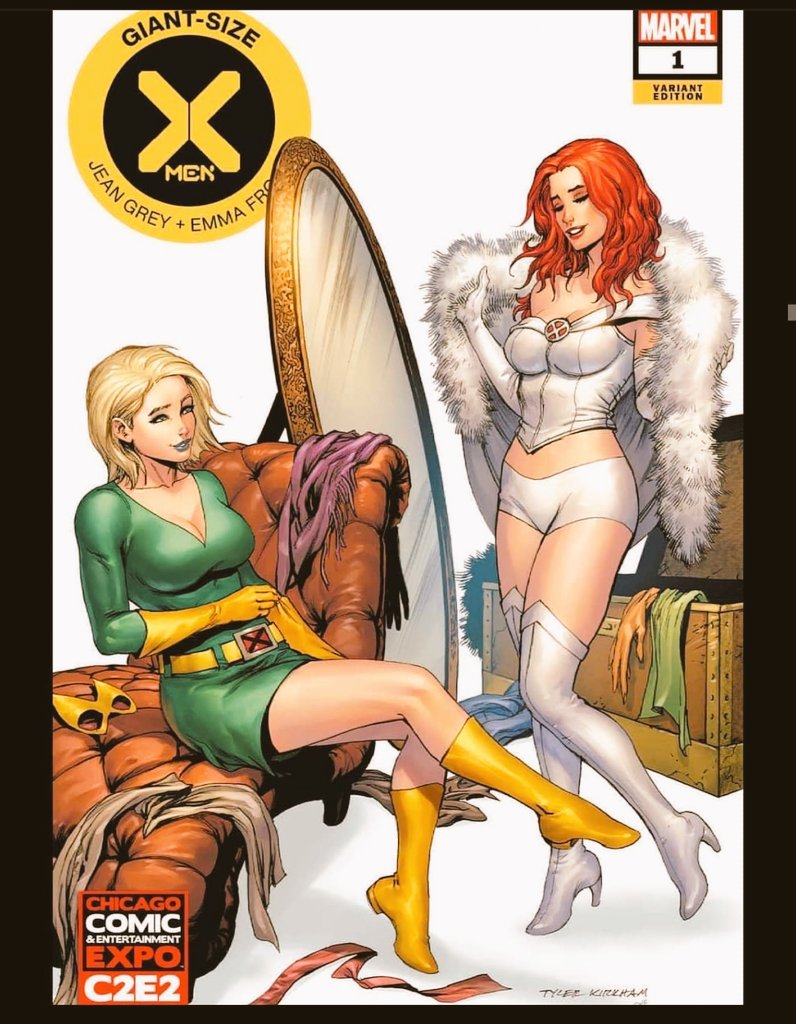 OsFabulososXMen's tweet photo. Emma Frost & JEAN GREY ♥️
Art by @TylerKirkhamArt ♡
#xmen #JeanGrey #storm #Moondragon #serpentedalua #xmencomics #serpentcomics https://t.co/97GyJ8ixeO